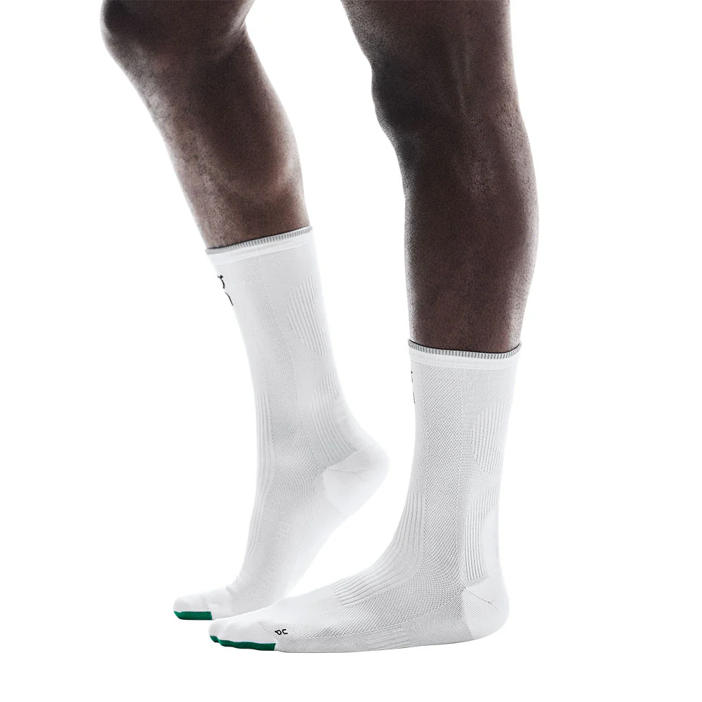 CALCETINES ON ELITE RUN HIGH - White / Ivory - Image 3