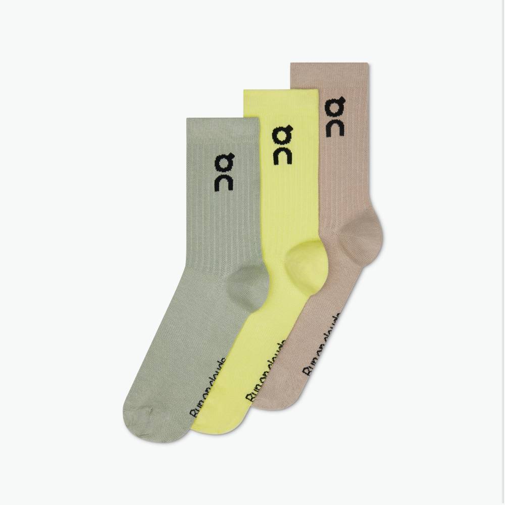 CALCETINES ON LOGO SOCK HIGH - Lemonade / Tin