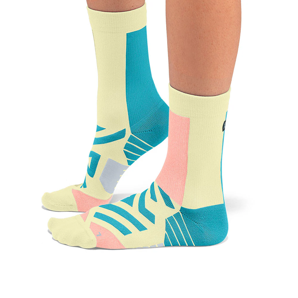 CALCETINES ON PERFORMANCE HIGH MUJER - Hay / Rose