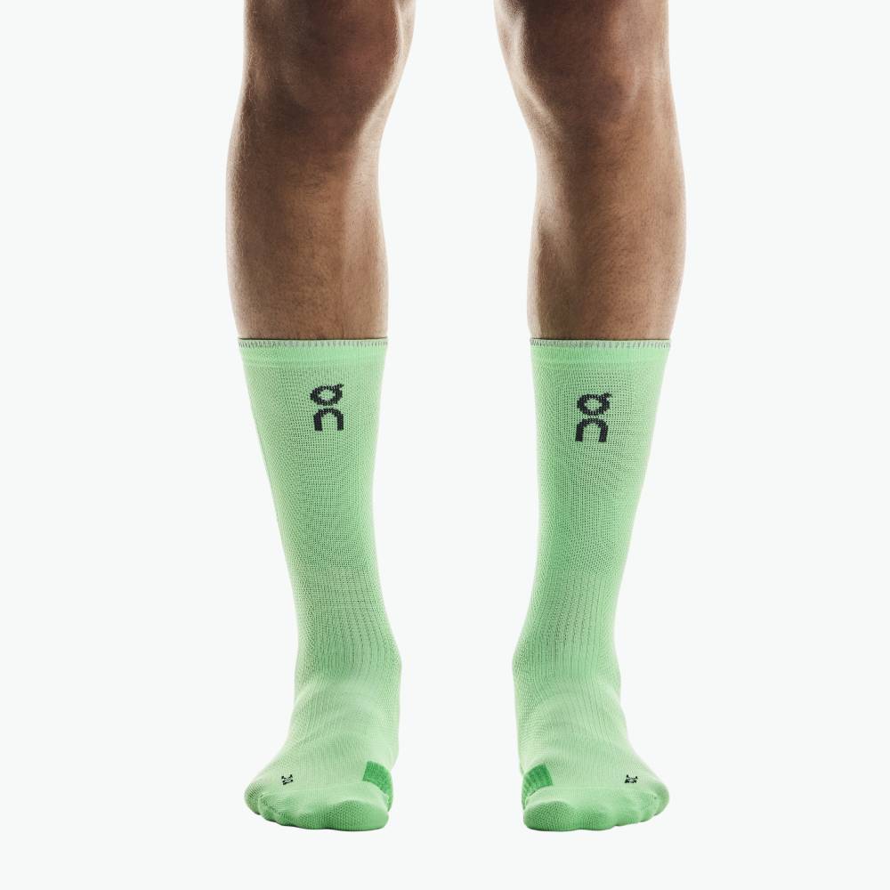 CALCETINES ON PERFORMANCE RUN HIGH - Honeydew / Parsley - Image 3
