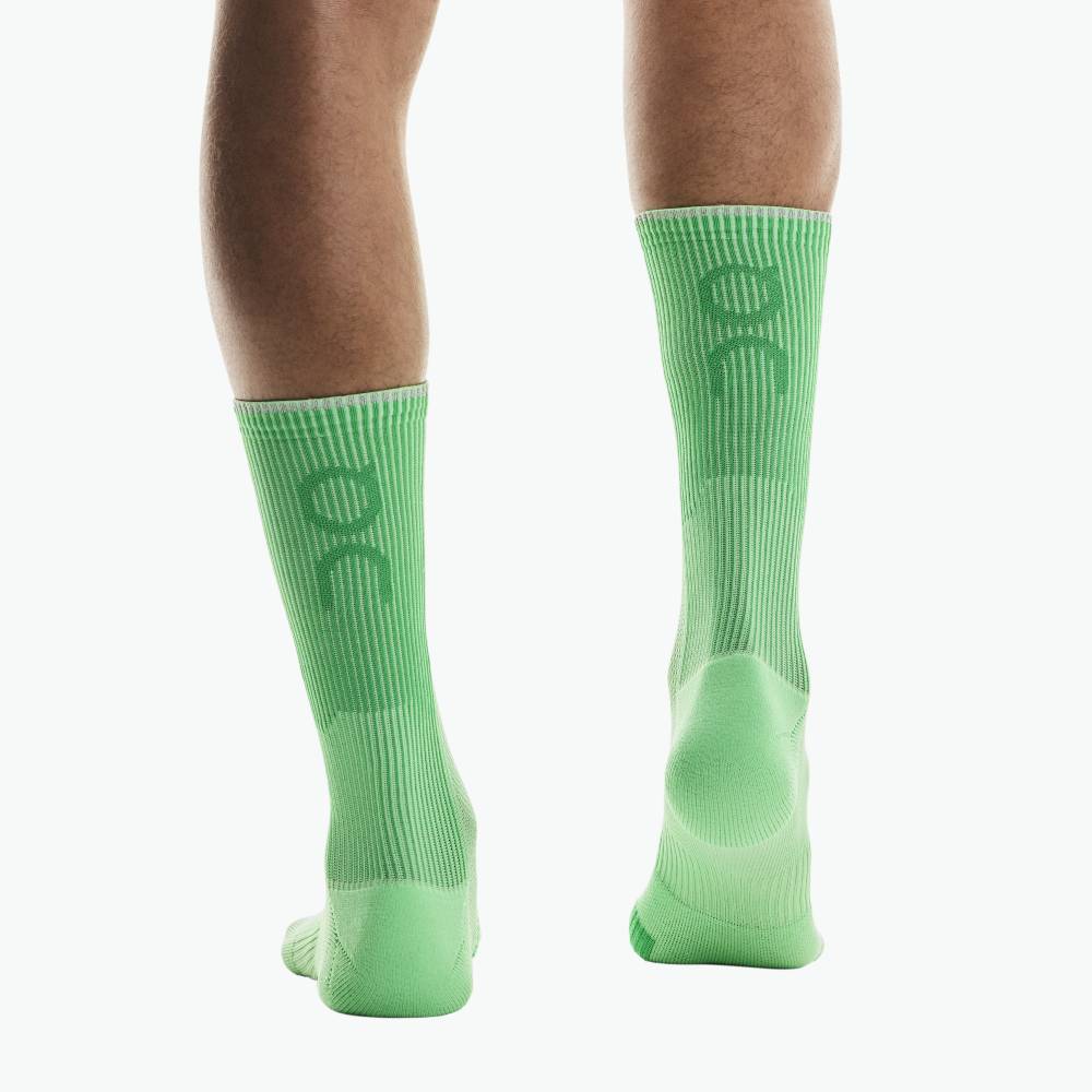 CALCETINES ON PERFORMANCE RUN HIGH - Honeydew / Parsley - Image 4