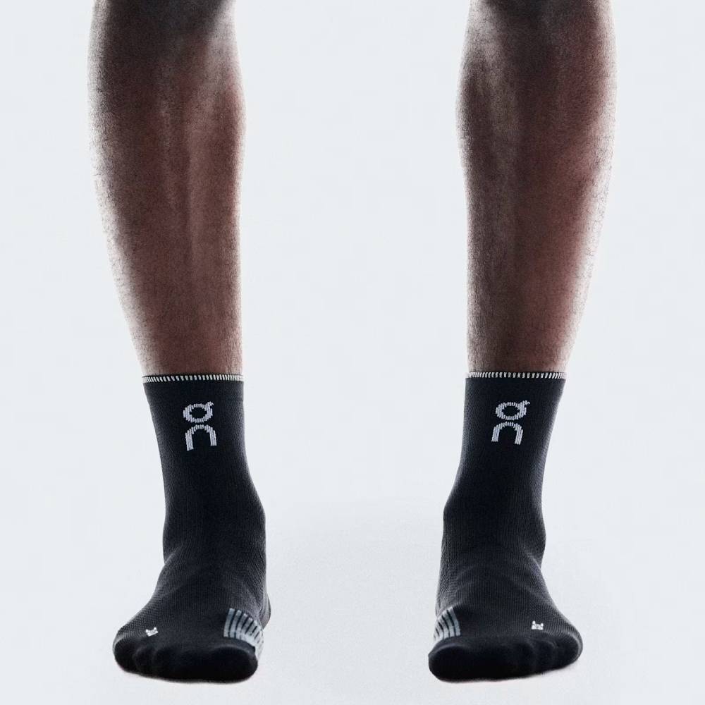CALCETINES ON PERFORMANCE RUN MID - Black / Eclipse - Image 2