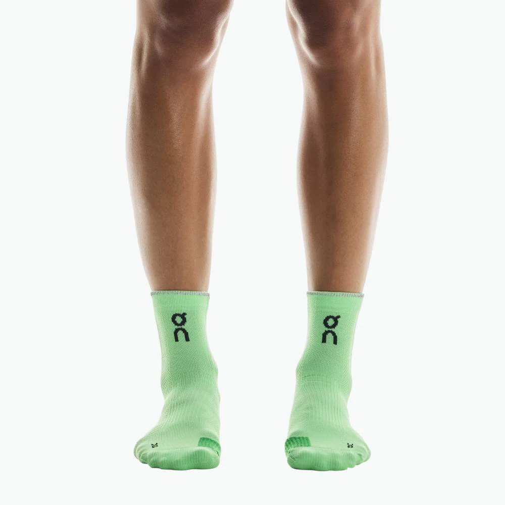 CALCETINES ON PERFORMANCE RUN MID - Honeydew / Parsley - Image 2