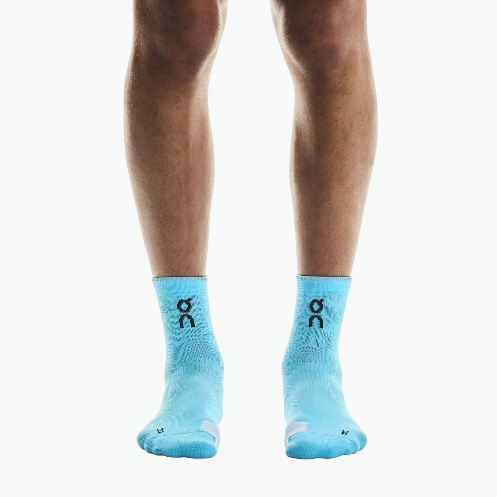 CALCETINES ON PERFORMANCE RUN MID - Horizon / White - Image 2