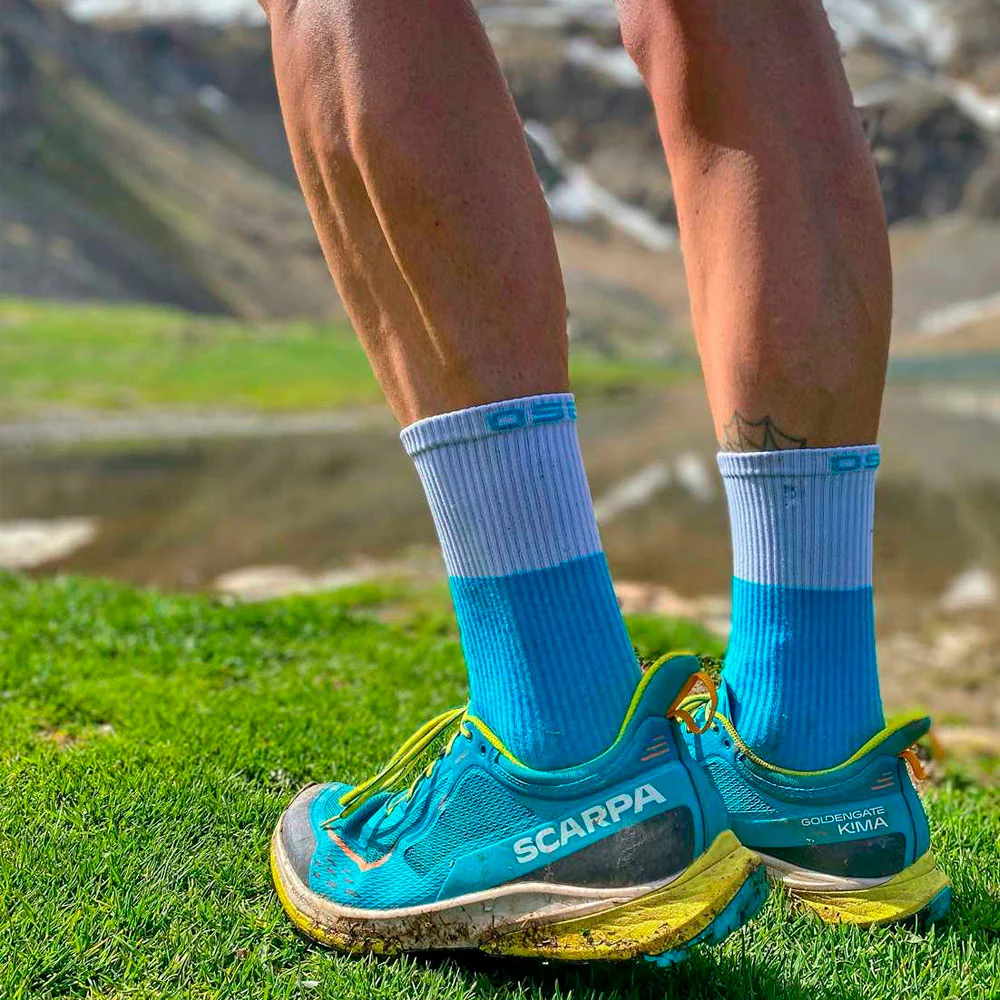 CALCETINES OS2O LIGHTWEIGHT TOESOCKS - Azul / Blanco - Image 2