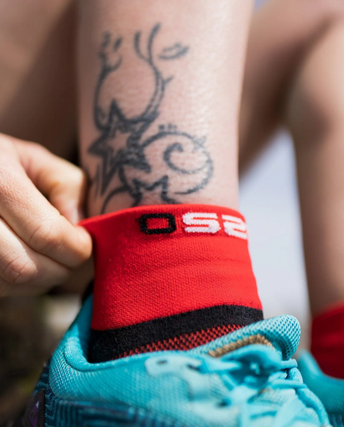 CALCETINES OS2O TRAIL RUNNING TOESOCKS - Rojo - Image 2