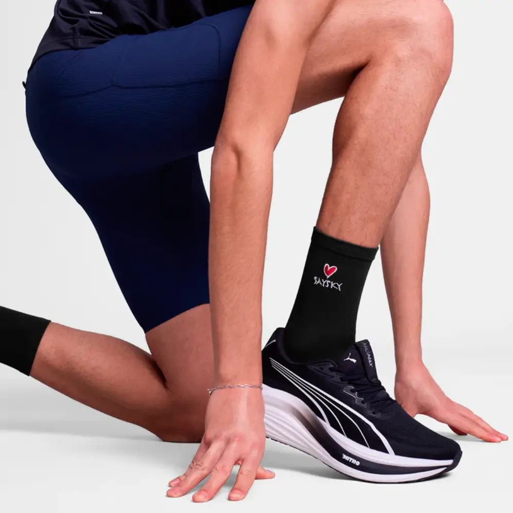 CALCETINES SAYSKY COMBAT HIGH SOCKS - Black Heart - Image 2