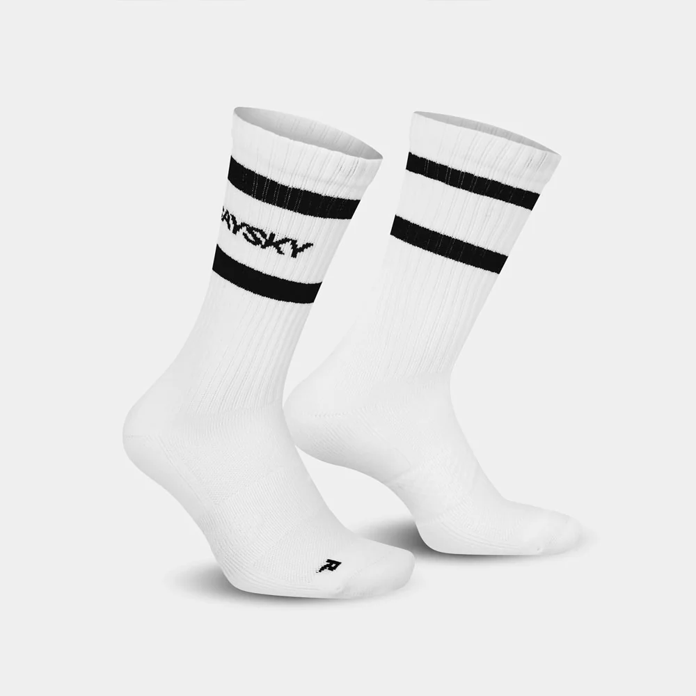 CALCETINES SAYSKY PACE HIGH - White / Black
