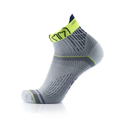 CALCETINES SIDAS RUN FEEL - Gris / Amarillo - Image 3