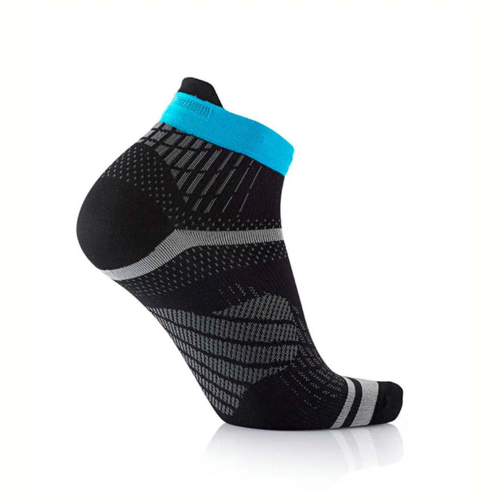 CALCETINES SIDAS RUN FEEL - Negro / Turquesa - Image 3