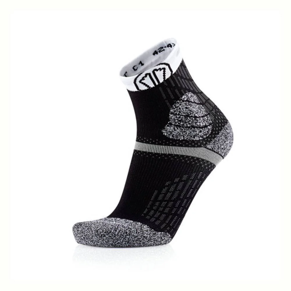 CALCETINES SIDAS TRAIL PROTECT - Negro / Blanco