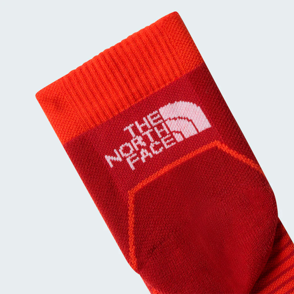 CALCETINES THE NORTH FACE TRAIL RUN QUARTER - Iron Clay / Lava Red - Image 2