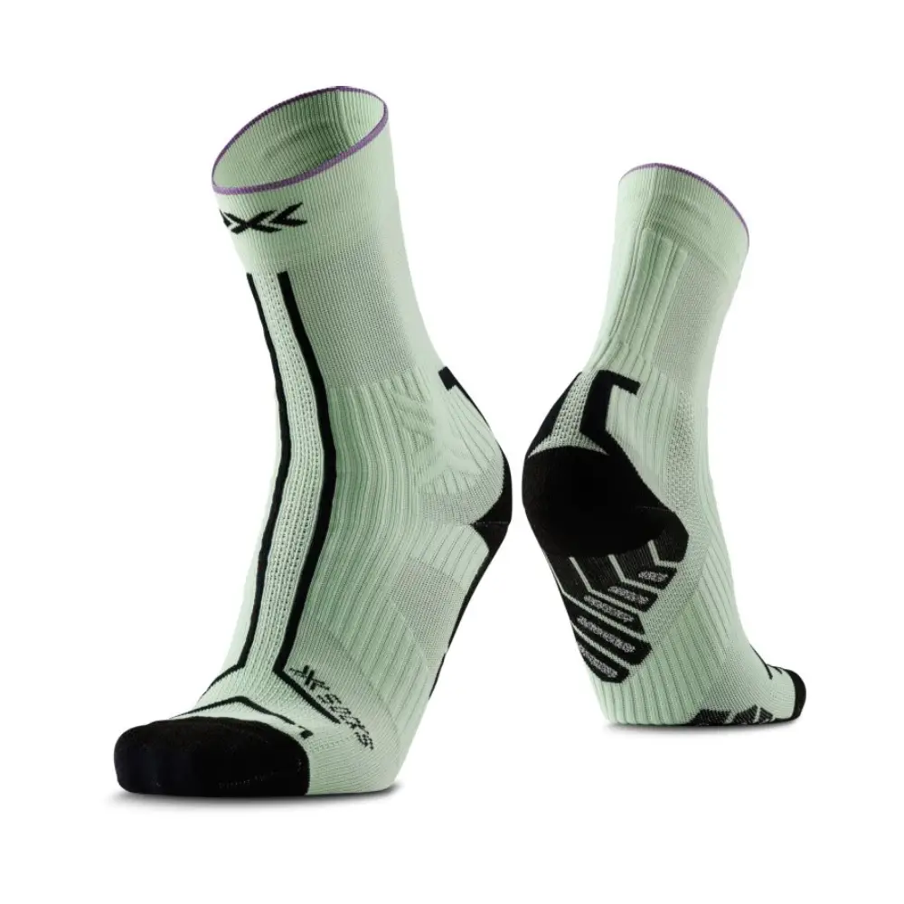 CALCETINES X-BIONIC TRAILRUN EXPERT CREW - Digital Lime / X Black