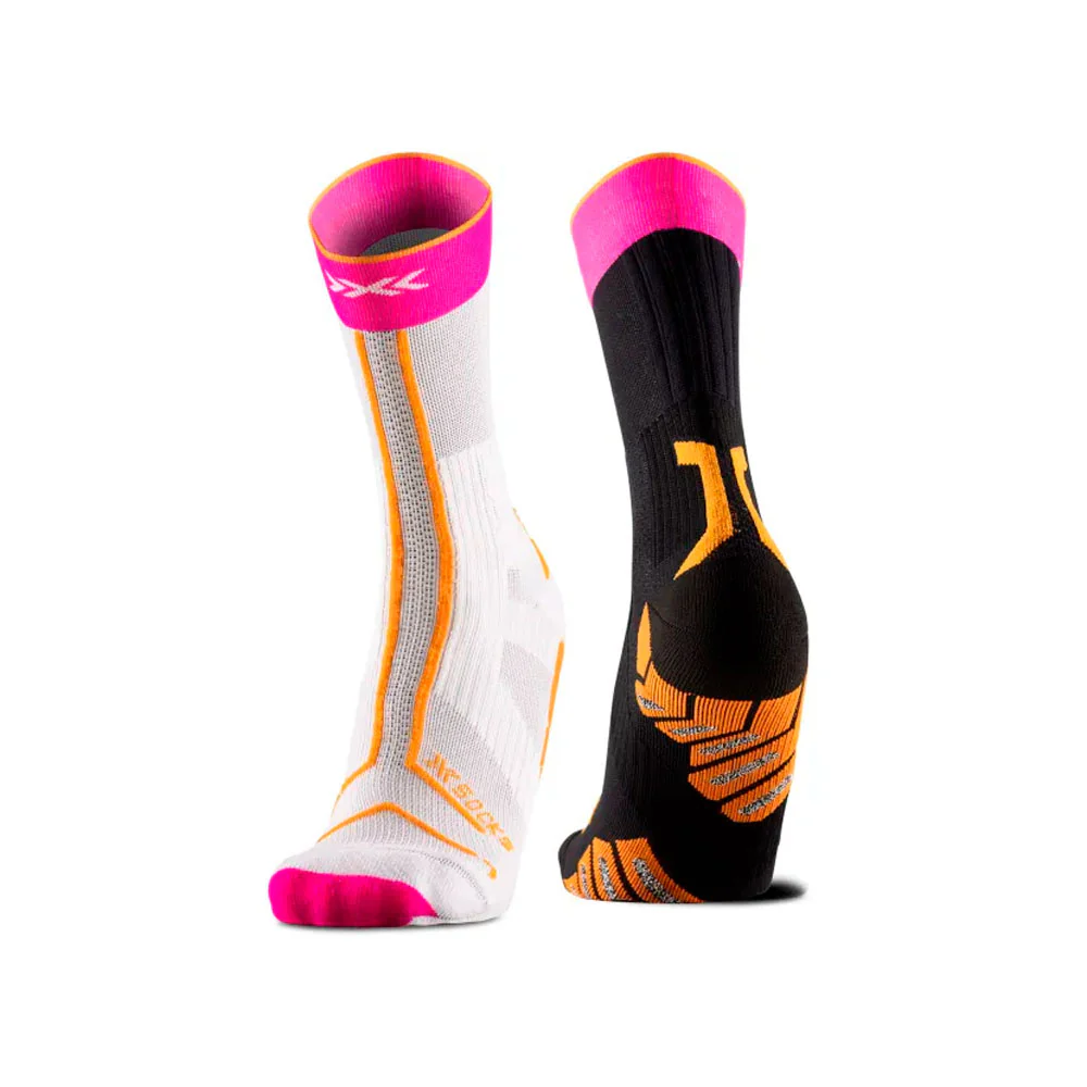 CALCETINES X-BIONIC TRAILRUN EXPERT CREW - Yingyang / X Black / X White / Fluo Pink