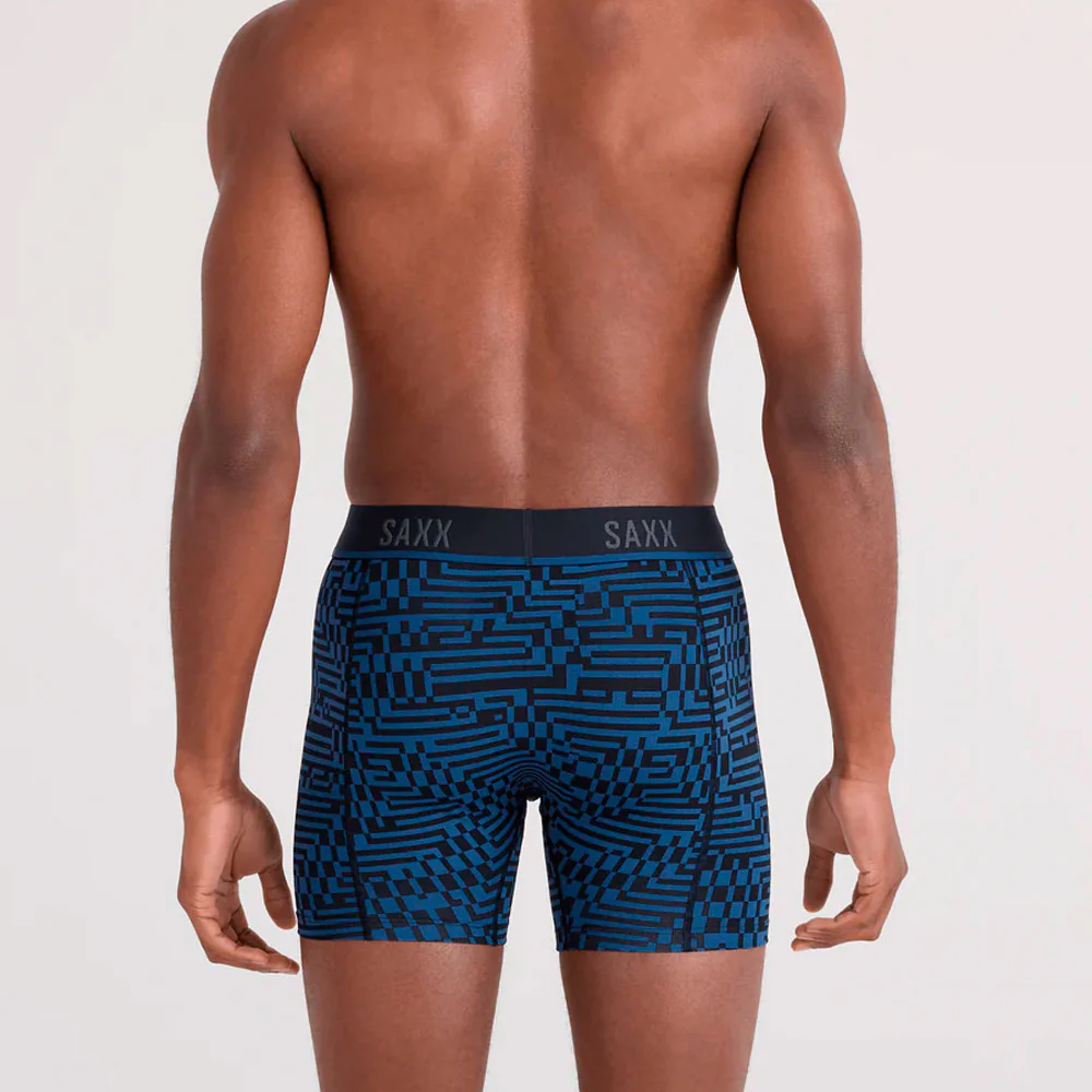 CALZONCILLOS BÓXER SAXX KINETIC LIGHT-COMPRESSION MESH - Maze Camo / Navy Dawn - Image 3