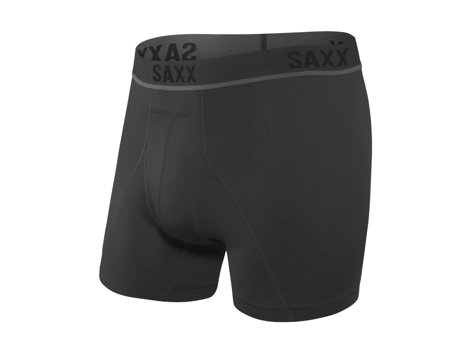 CALZONCILLOS BÓXER SAXX KINETIC LIGHT-COMPRESSION MESH - Negro