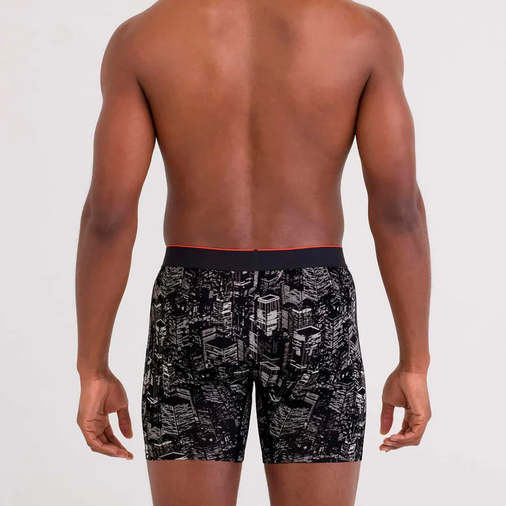 CALZONCILLOS BÓXER SAXX MULTI-SPORT MESH - Night City / Black - Image 3