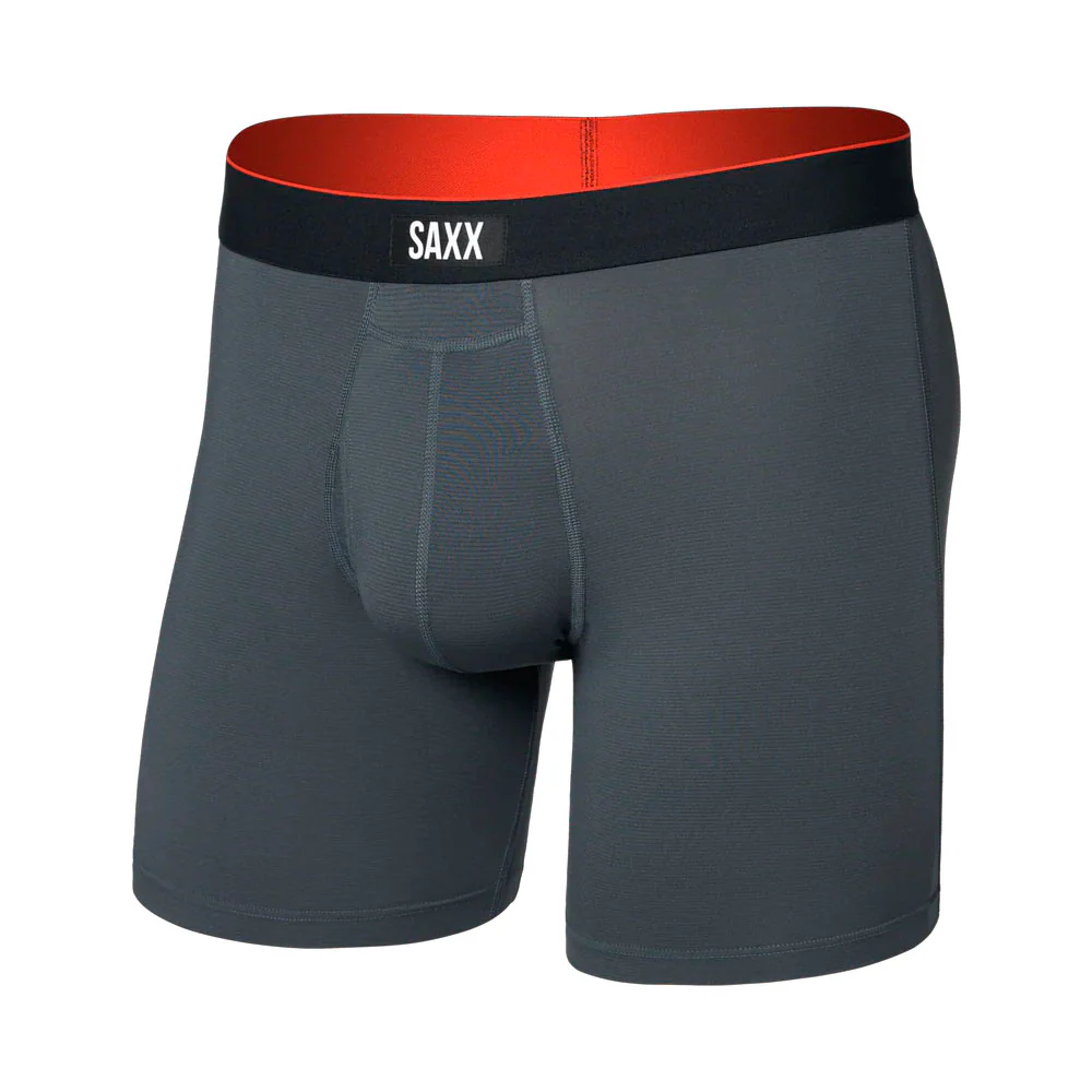 CALZONCILLOS BÓXER SAXX MULTI-SPORT MESH - Turbulence / Black Waistband