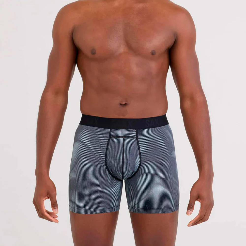 CALZONCILLOS BÓXER SAXX SMOOTH FLEX LIGHT-COMPRESSION - Smoke Camo / Deep Navy - Image 2