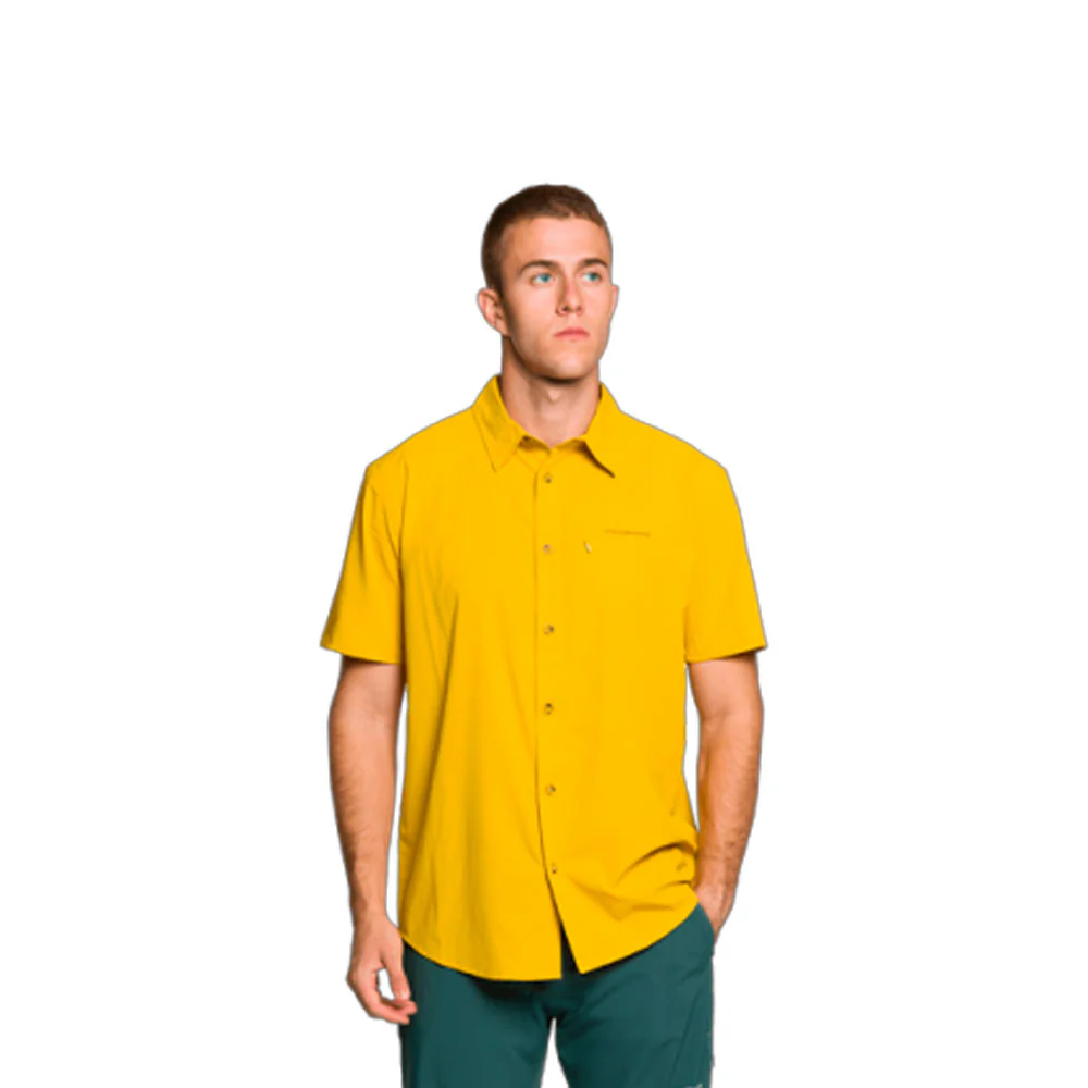 CAMISA TRANGOWORLD ESERA DF - Lemon Curry / Dark Shadow - Image 2
