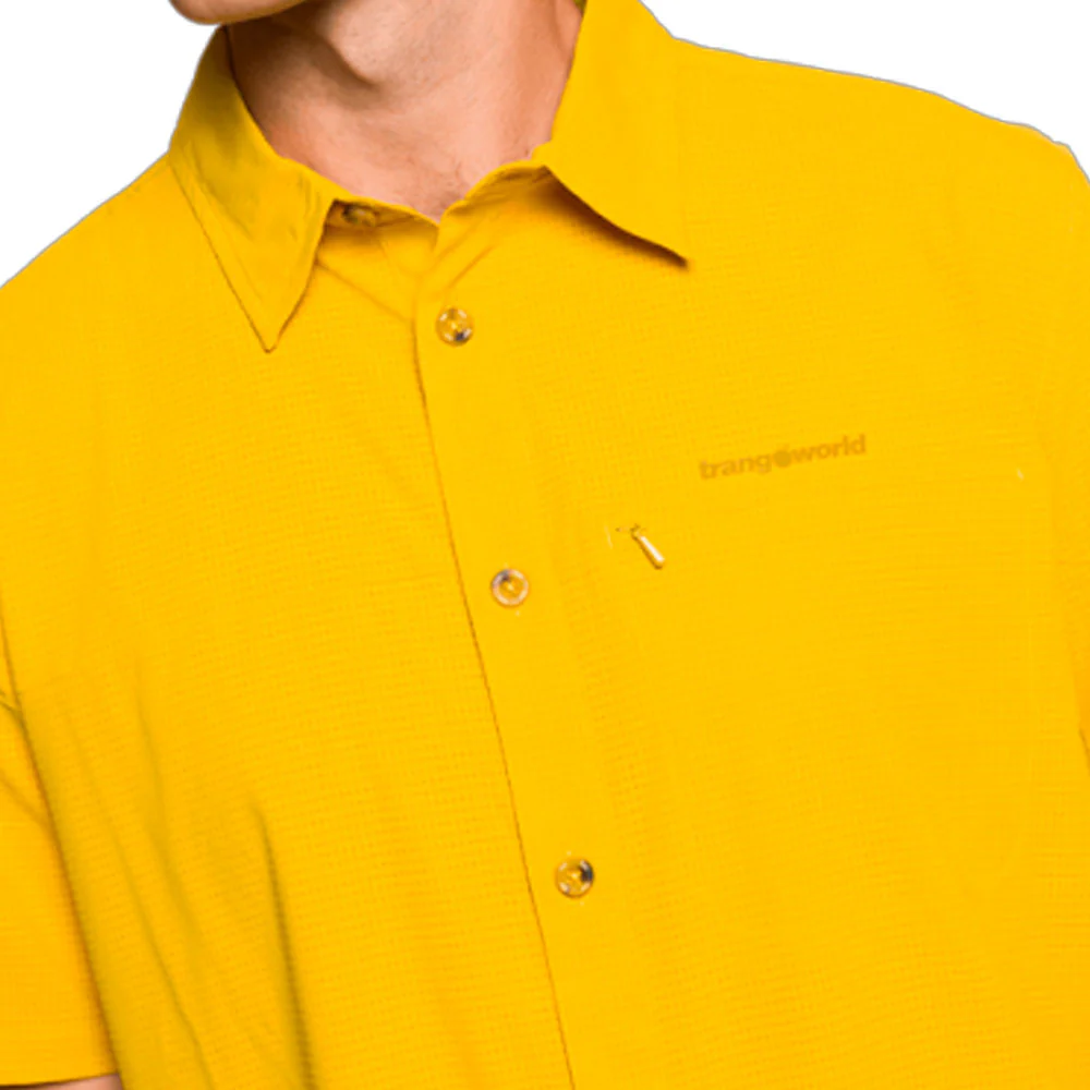 CAMISA TRANGOWORLD ESERA DF - Lemon Curry / Dark Shadow - Image 4
