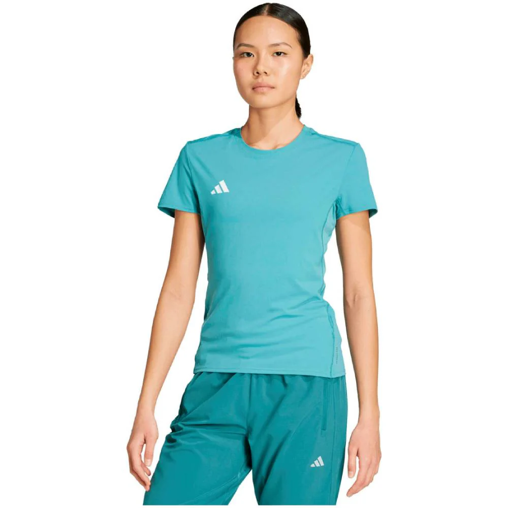 CAMISETA ADIDAS ADIZERO ESSENTIALS MUJER - Powder Teal - Image 2