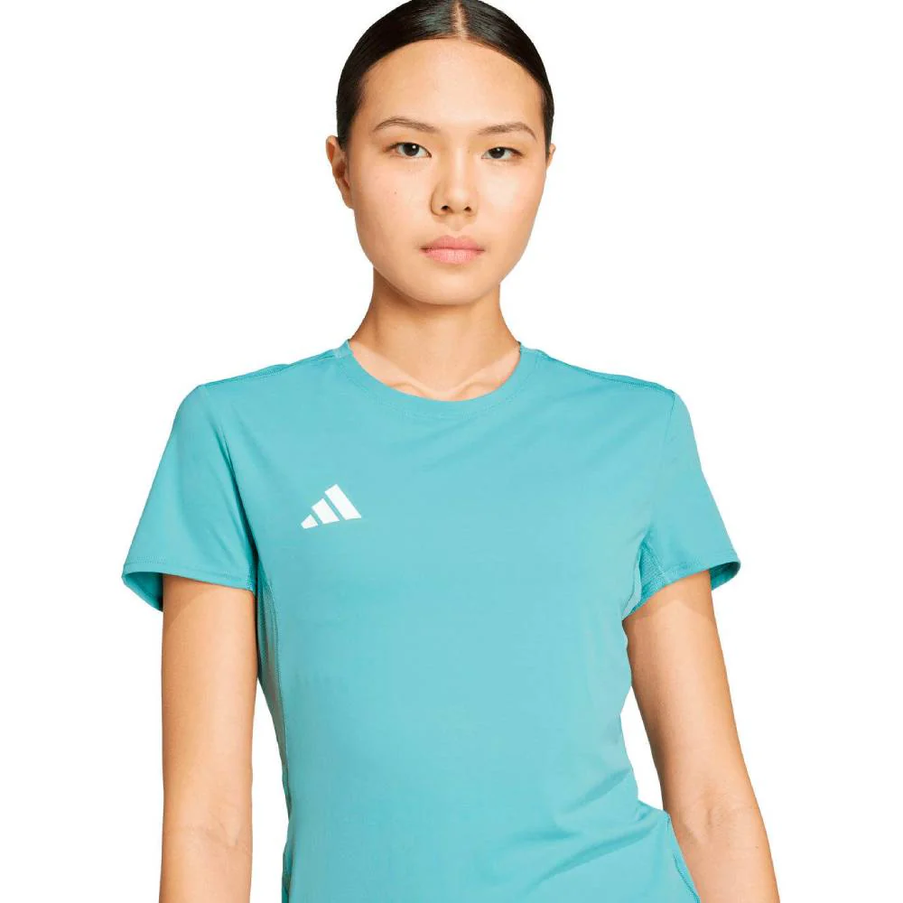 CAMISETA ADIDAS ADIZERO ESSENTIALS MUJER - Powder Teal - Image 5