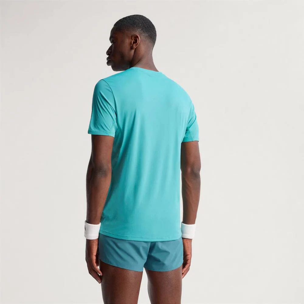 CAMISETA ADIDAS ADIZERO ESSENTIALS - Powder Teal - Image 3