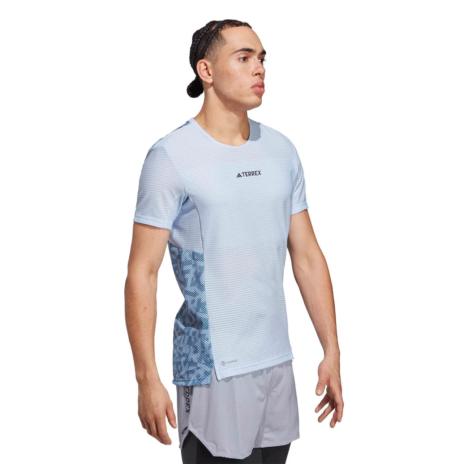 CAMISETA ADIDAS TERREX AGRAVIC PRO 2023 - Azul claro / Azul oscuro - Image 4