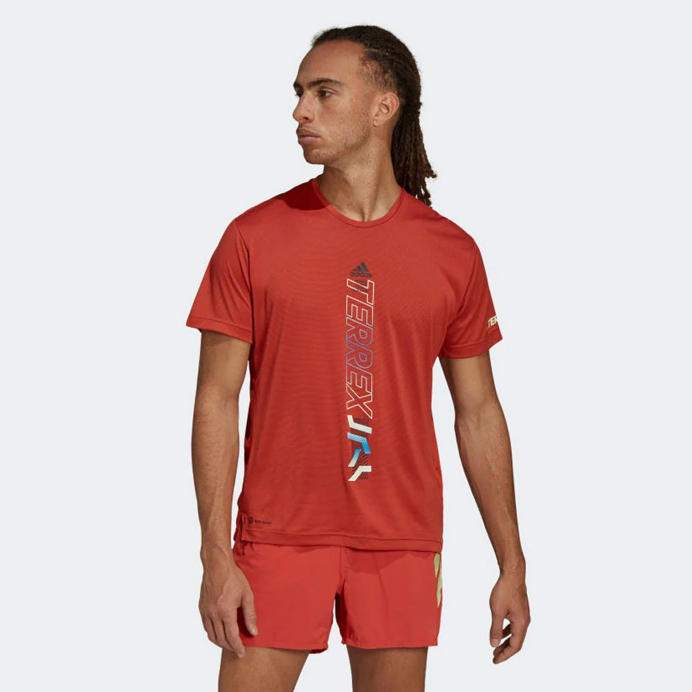 CAMISETA ADIDAS TERREX AGRAVIC - Rojo - Image 2