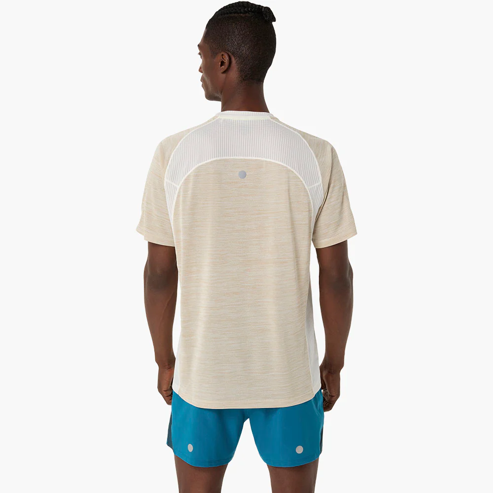 CAMISETA ASICS ROAD - Cream - Image 2