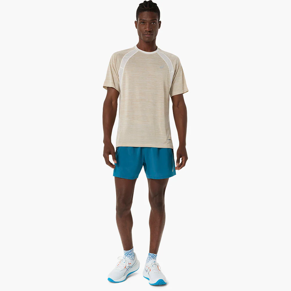 CAMISETA ASICS ROAD - Cream - Image 3