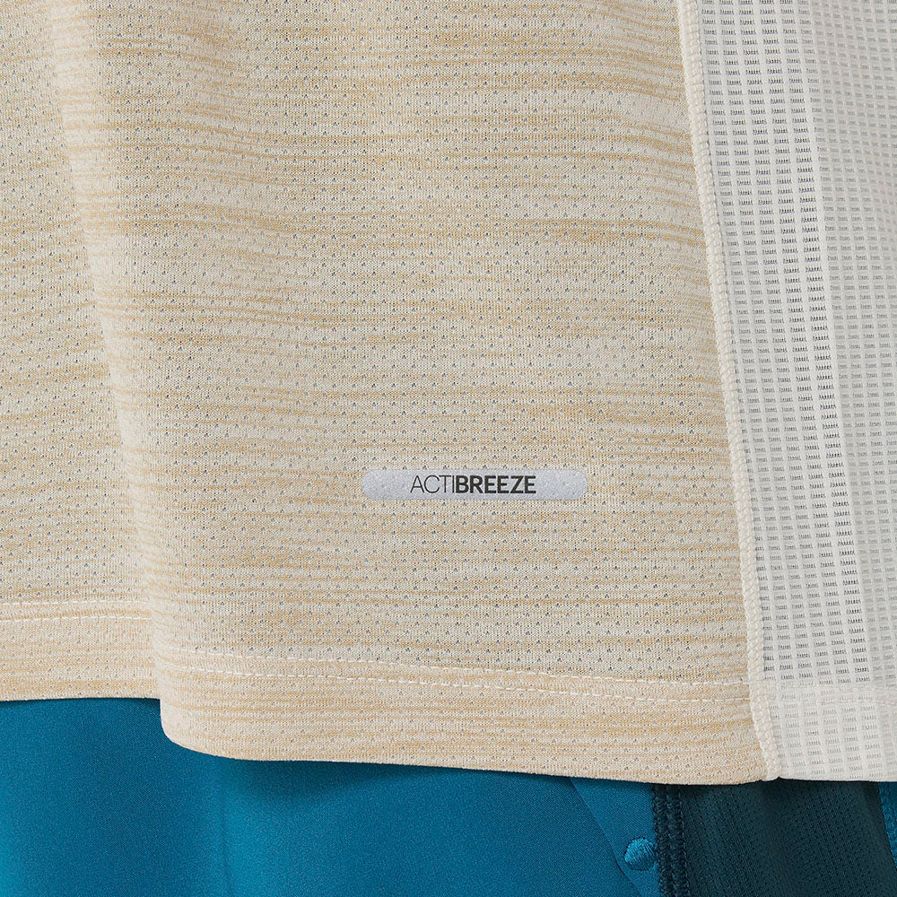 CAMISETA ASICS ROAD - Cream - Image 4