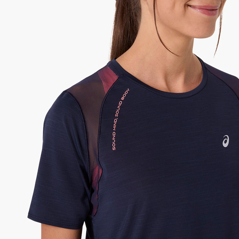 CAMISETA ASICS ROAD MUJER - Midnight - Image 5