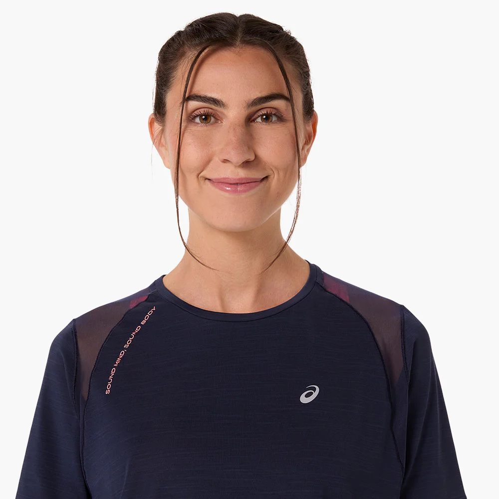 CAMISETA ASICS ROAD MUJER - Midnight - Image 6