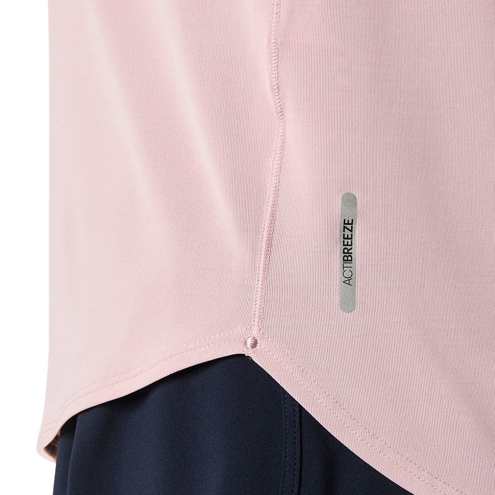 CAMISETA ASICS ROAD MUJER - Morganite - Image 4