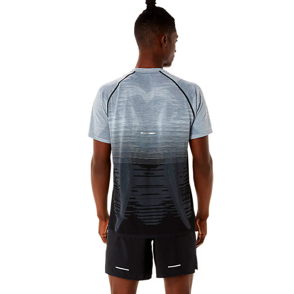 CAMISETA ASICS SEAMLESS SS TOP - Performance Black / Carrier Grey - Image 2