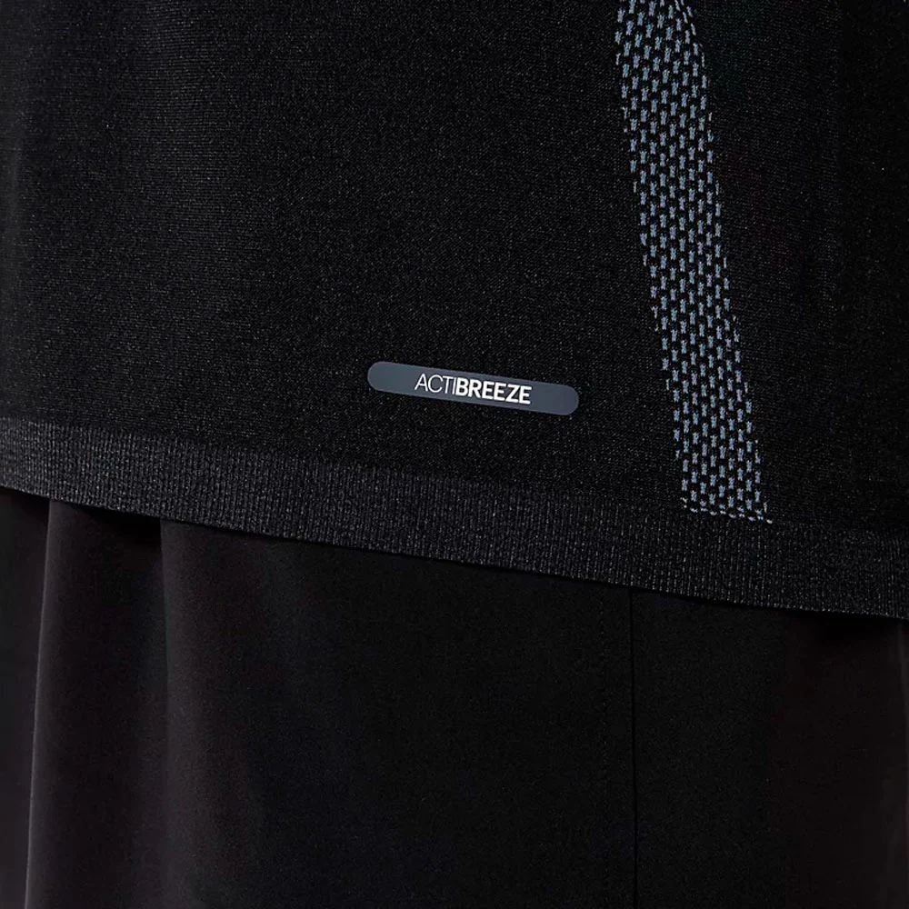 CAMISETA ASICS SEAMLESS SS TOP - Performance Black / Carrier Grey - Image 6
