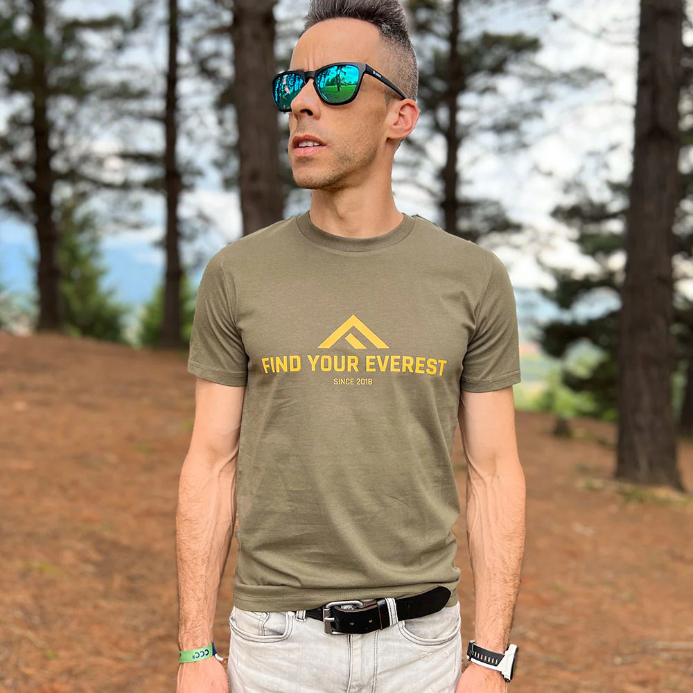 CAMISETA FIND YOUR EVEREST - Evergreen