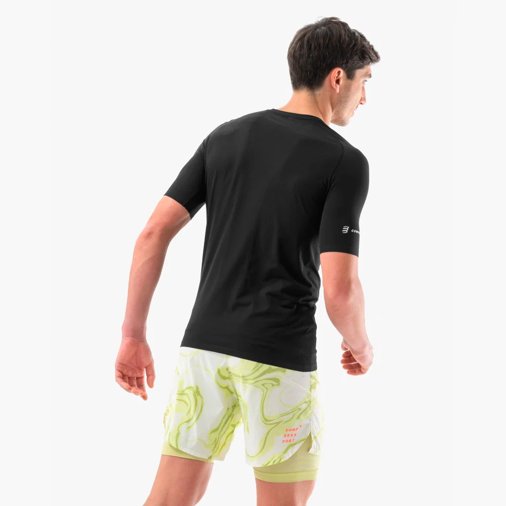CAMISETA COMPRESSPORT TRAIL RACING - Black - Image 2