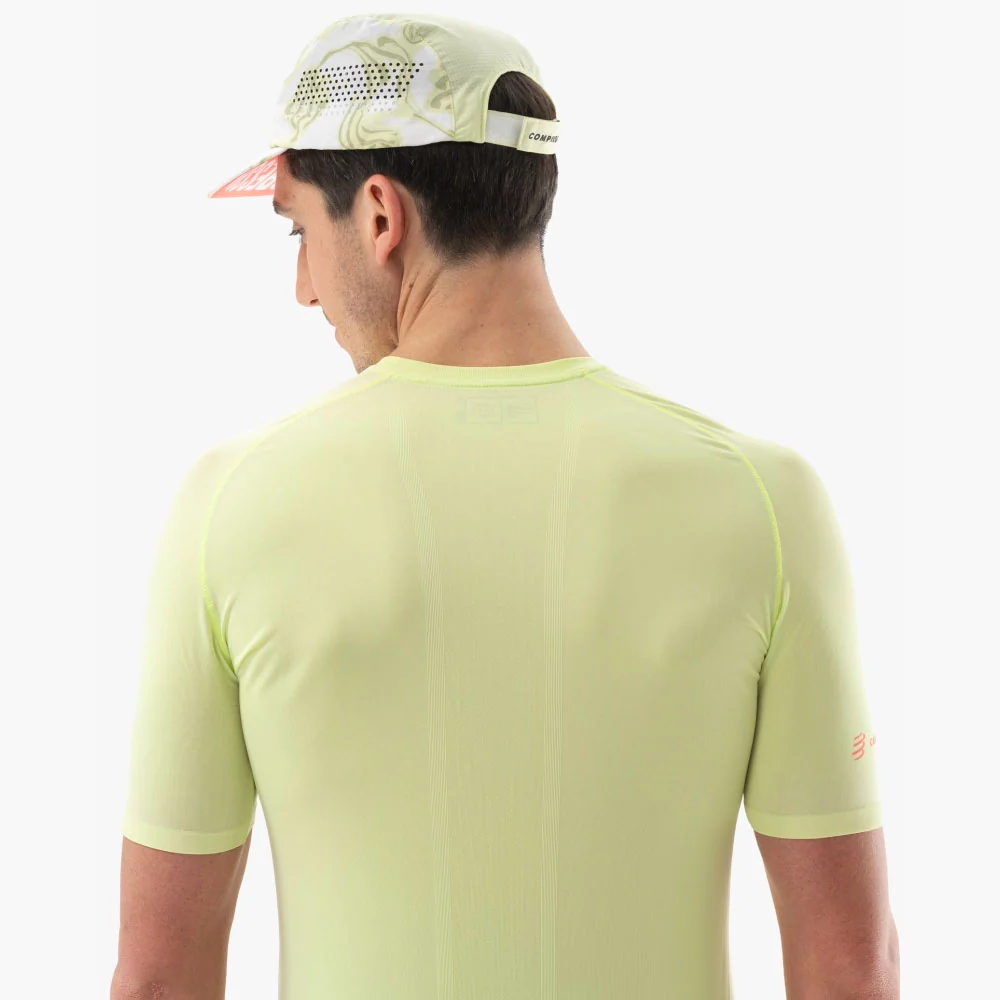 CAMISETA COMPRESSPORT TRAIL RACING - Shadow Lime - Image 2