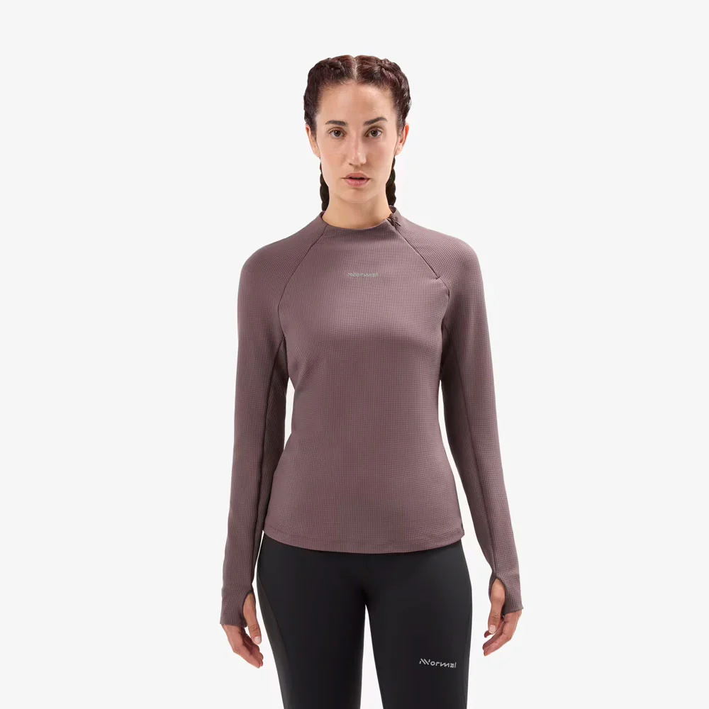 CAMISETA MANGA LARGA NNORMAL TRAIL MUJER - Morado - Image 2