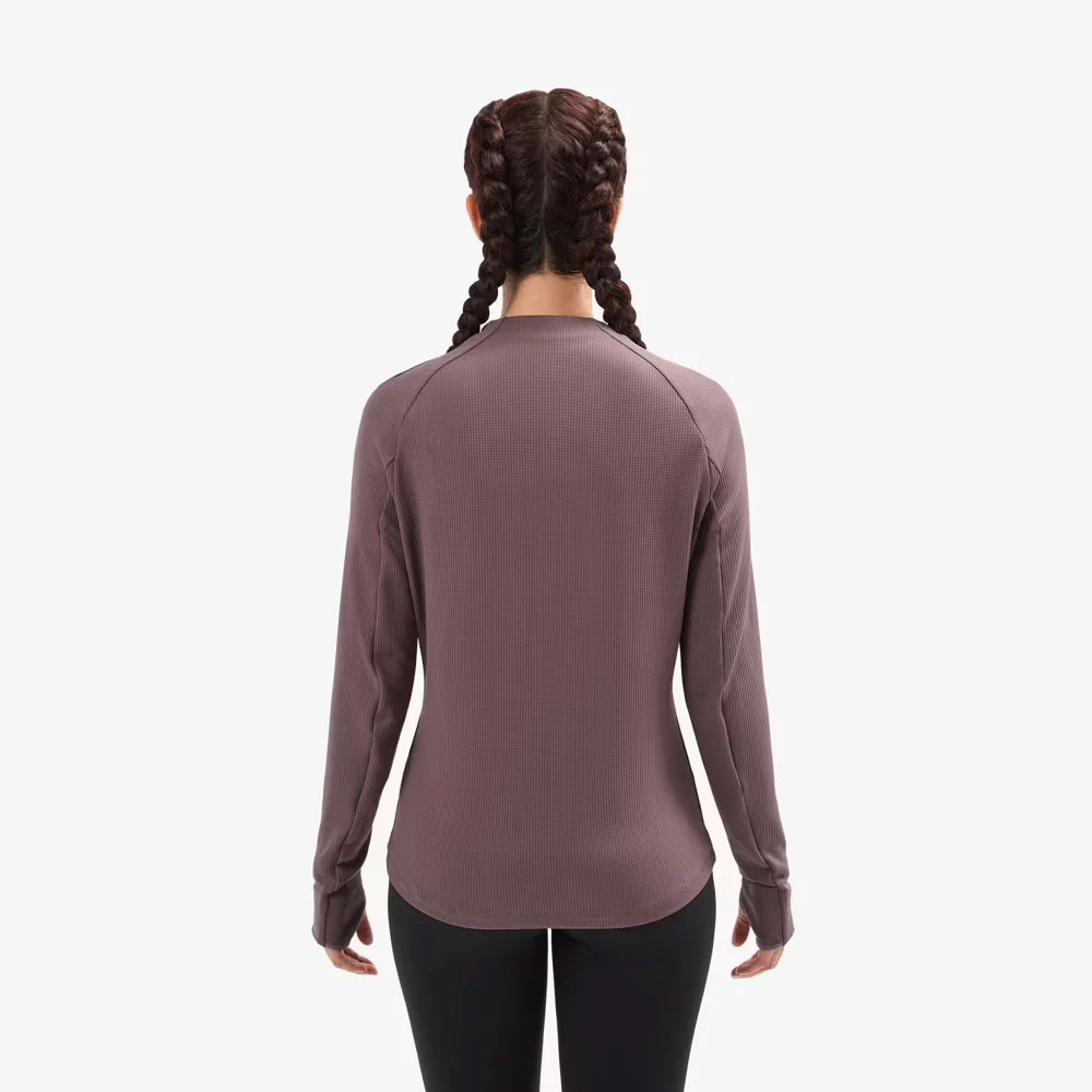 CAMISETA MANGA LARGA NNORMAL TRAIL MUJER - Morado - Image 4