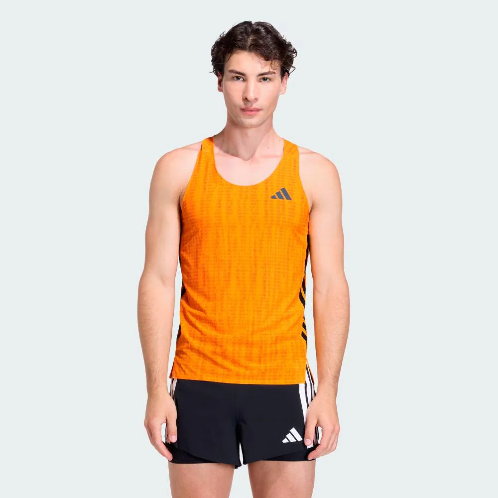 CAMISETA DE TIRANTES ADIDAS ADIZERO - Pure Tangerine / Pure Orange - Image 2