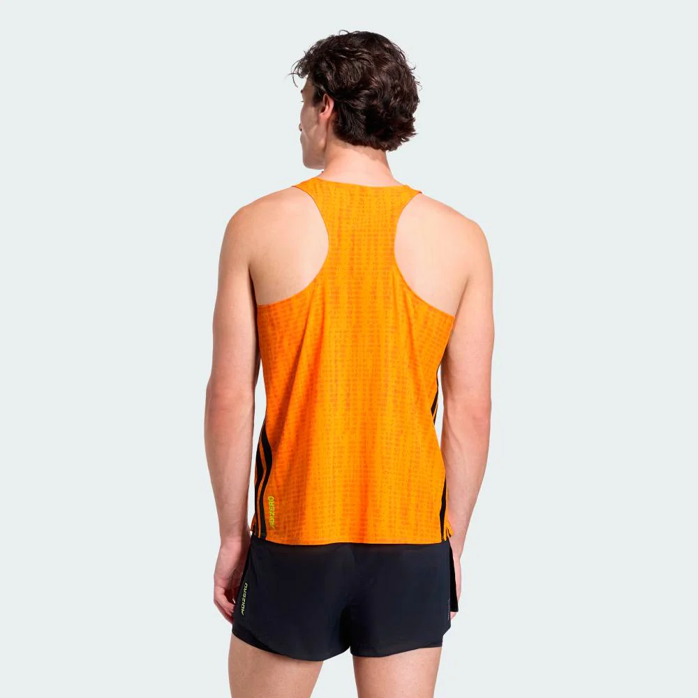 CAMISETA DE TIRANTES ADIDAS ADIZERO - Pure Tangerine / Pure Orange - Image 3