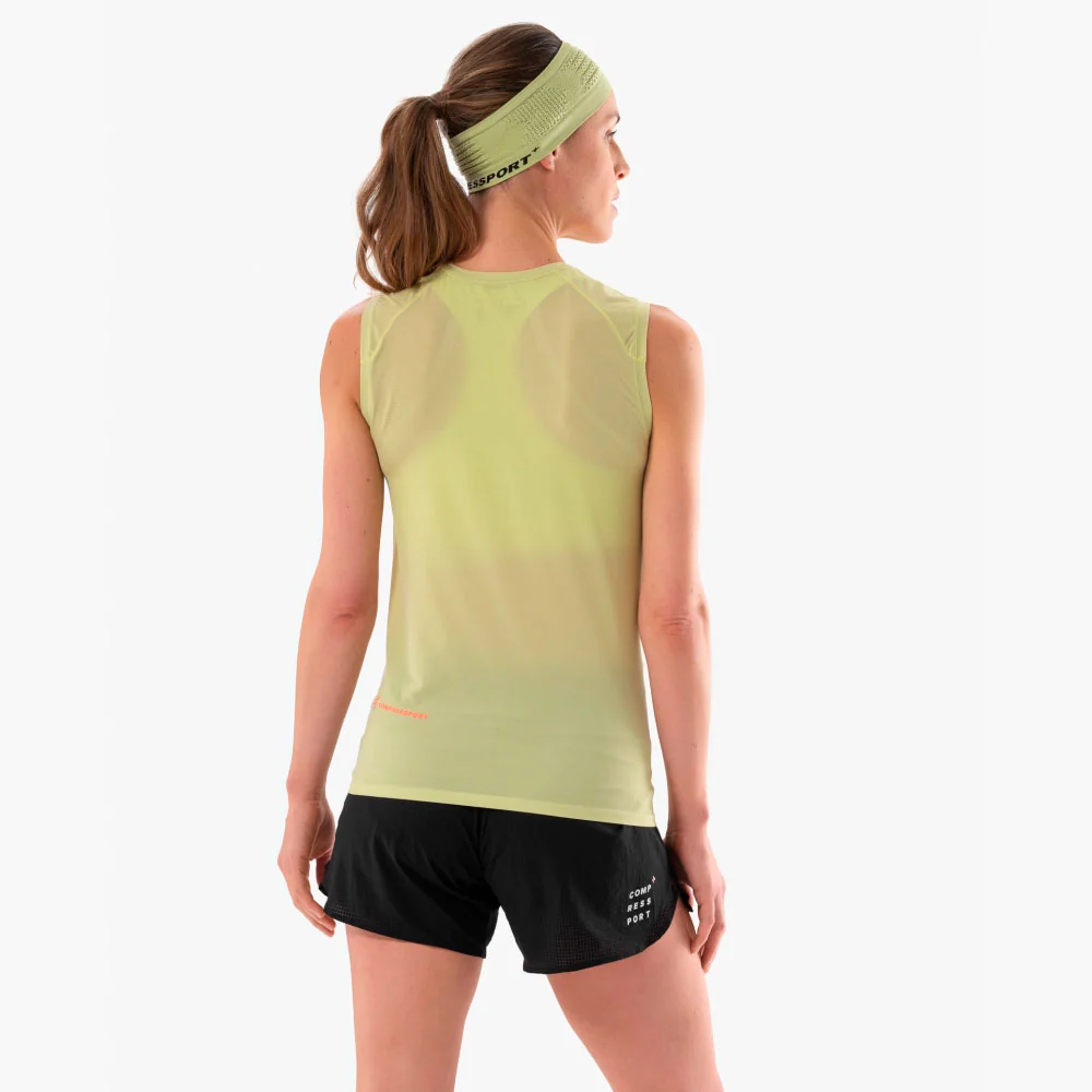 CAMISETA DE TIRANTES COMPRESSPORT TRAIL RACING MUJER - Nile - Image 2