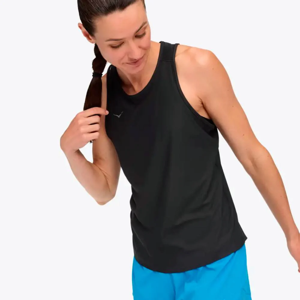 CAMISETA DE TIRANTES HOKA AIROLITE 2.0 MUJER - Black - Image 4