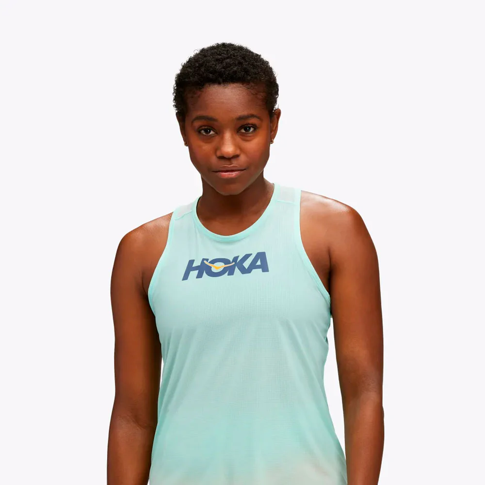 CAMISETA DE TIRANTES HOKA AIROLITE MUJER - Cloudless / Marathon - Image 6