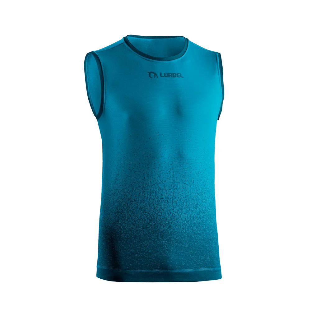 CAMISETA DE TIRANTES LURBEL SAMBA - Turquesa / Negro