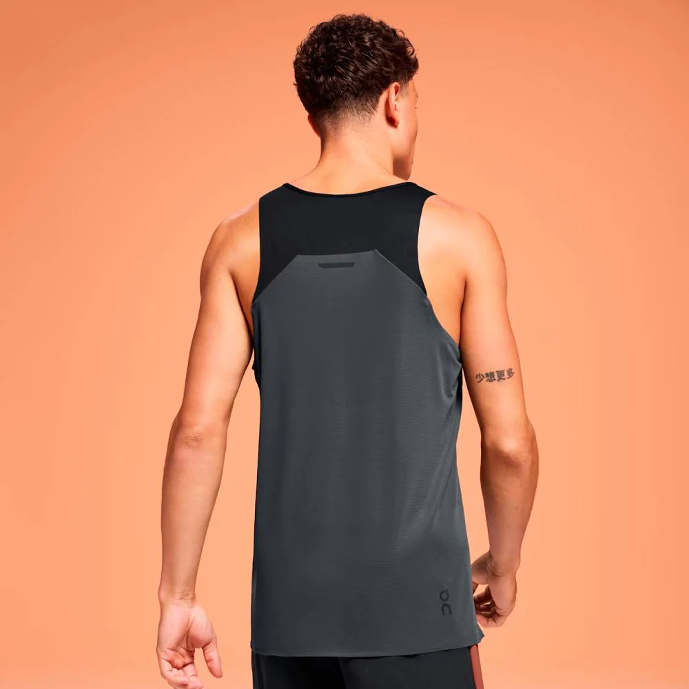 CAMISETA DE TIRANTES ON PERFORMANCE - Black / Eclipse - Image 2